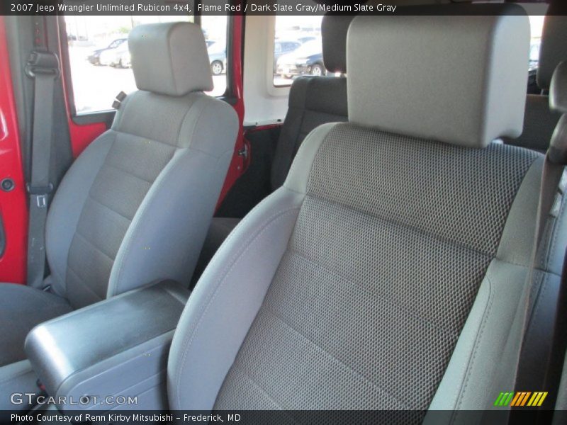 Flame Red / Dark Slate Gray/Medium Slate Gray 2007 Jeep Wrangler Unlimited Rubicon 4x4