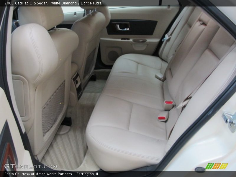 White Diamond / Light Neutral 2005 Cadillac CTS Sedan