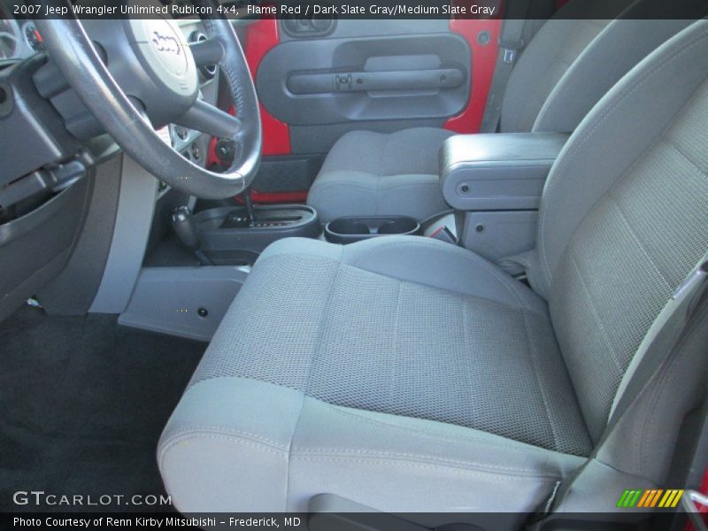 Flame Red / Dark Slate Gray/Medium Slate Gray 2007 Jeep Wrangler Unlimited Rubicon 4x4