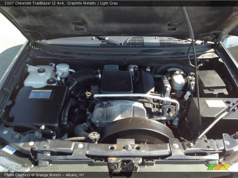 Graphite Metallic / Light Gray 2007 Chevrolet TrailBlazer LS 4x4