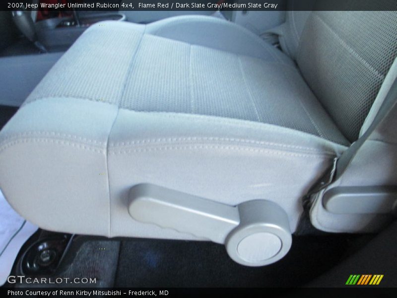 Flame Red / Dark Slate Gray/Medium Slate Gray 2007 Jeep Wrangler Unlimited Rubicon 4x4