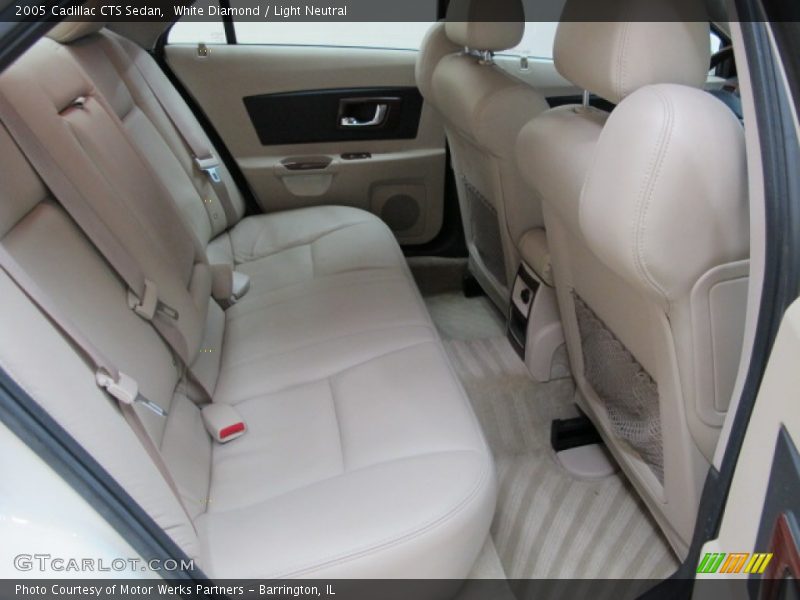 White Diamond / Light Neutral 2005 Cadillac CTS Sedan