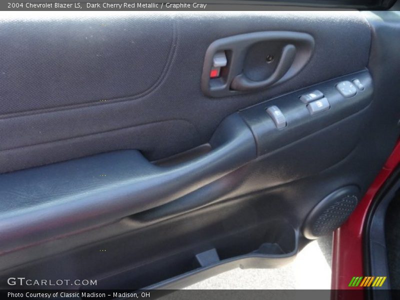 Dark Cherry Red Metallic / Graphite Gray 2004 Chevrolet Blazer LS
