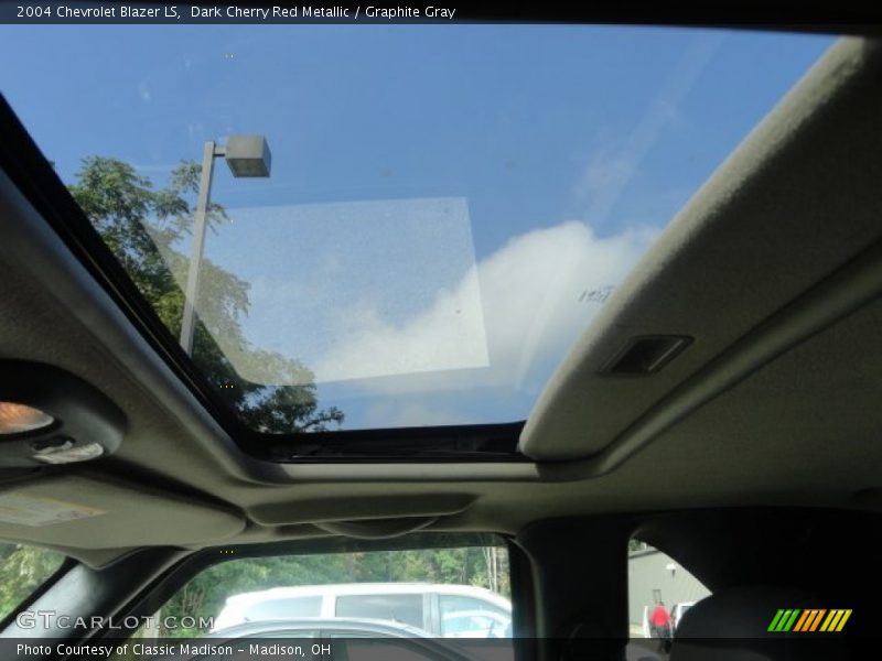 Dark Cherry Red Metallic / Graphite Gray 2004 Chevrolet Blazer LS