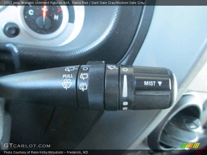 Flame Red / Dark Slate Gray/Medium Slate Gray 2007 Jeep Wrangler Unlimited Rubicon 4x4