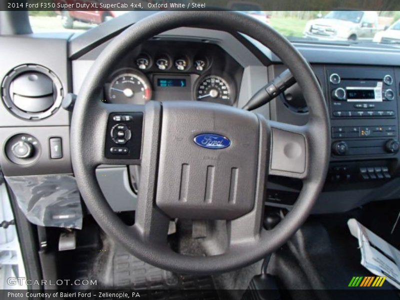  2014 F350 Super Duty XL SuperCab 4x4 Steering Wheel