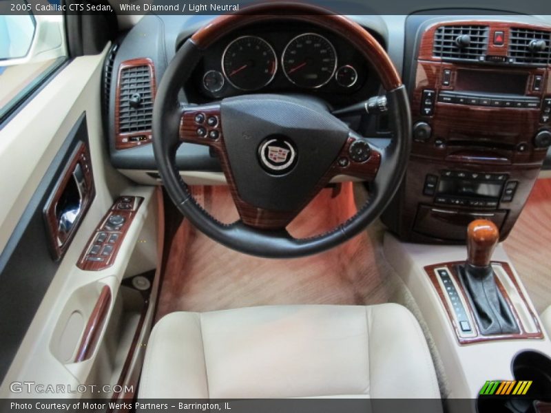 White Diamond / Light Neutral 2005 Cadillac CTS Sedan