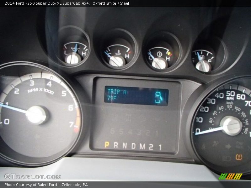 Oxford White / Steel 2014 Ford F350 Super Duty XL SuperCab 4x4