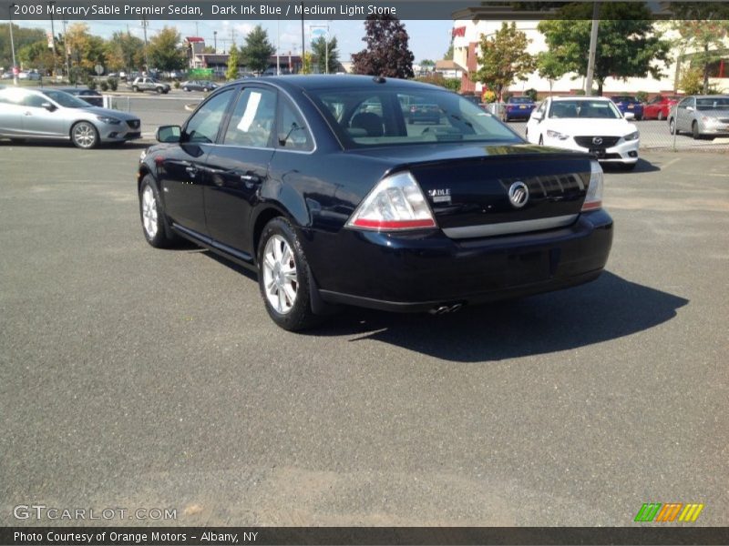 Dark Ink Blue / Medium Light Stone 2008 Mercury Sable Premier Sedan