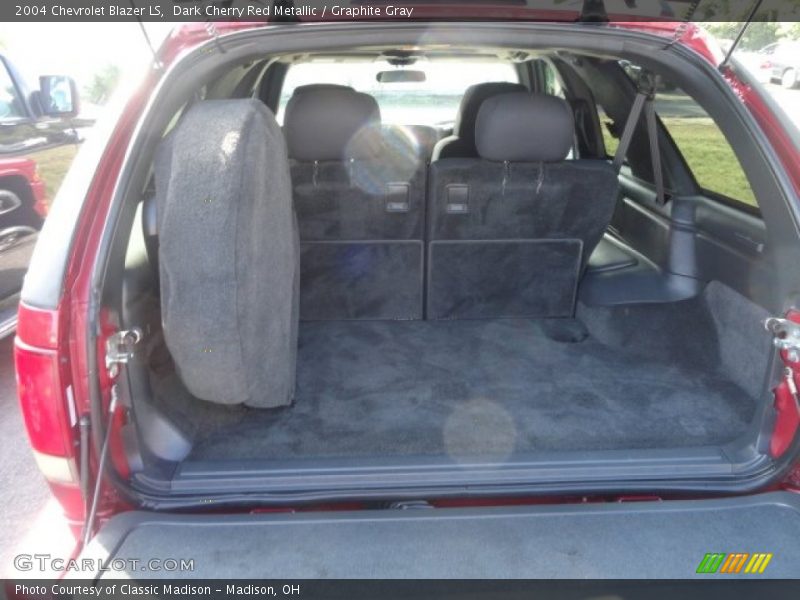 Dark Cherry Red Metallic / Graphite Gray 2004 Chevrolet Blazer LS