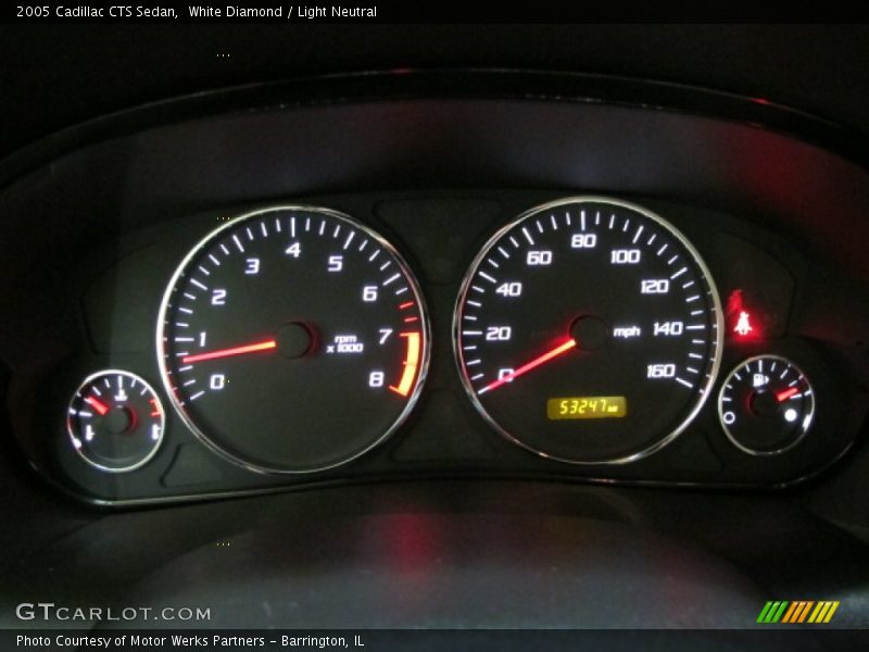 White Diamond / Light Neutral 2005 Cadillac CTS Sedan
