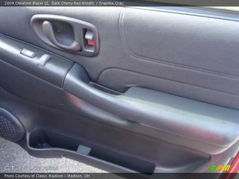 Dark Cherry Red Metallic / Graphite Gray 2004 Chevrolet Blazer LS