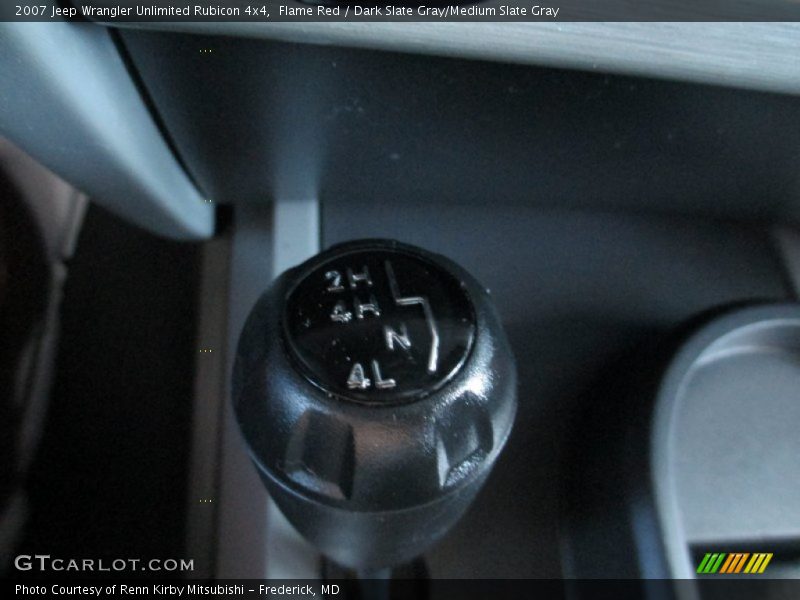 Flame Red / Dark Slate Gray/Medium Slate Gray 2007 Jeep Wrangler Unlimited Rubicon 4x4