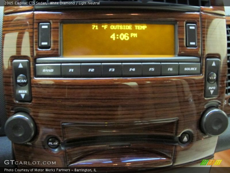 White Diamond / Light Neutral 2005 Cadillac CTS Sedan