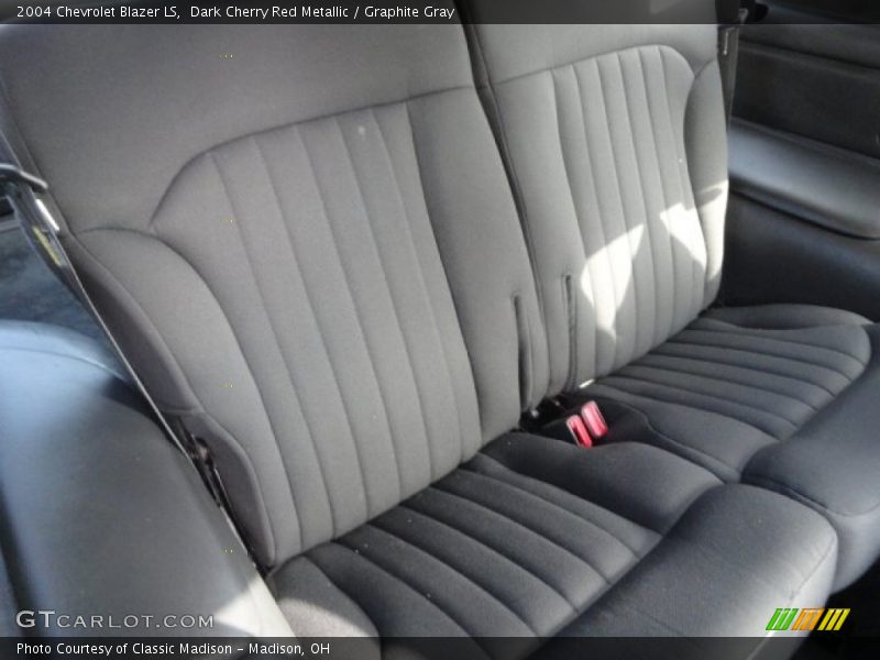Dark Cherry Red Metallic / Graphite Gray 2004 Chevrolet Blazer LS