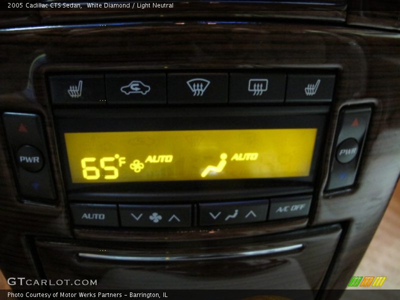 White Diamond / Light Neutral 2005 Cadillac CTS Sedan