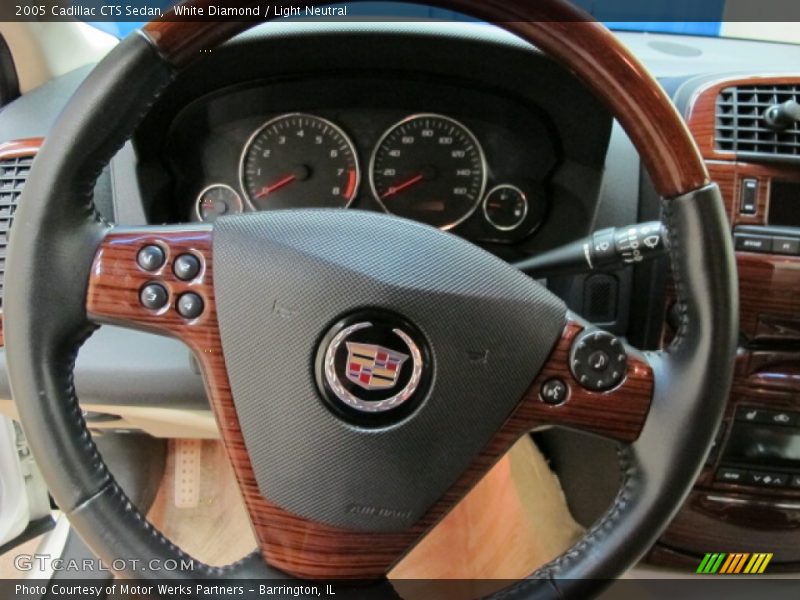 White Diamond / Light Neutral 2005 Cadillac CTS Sedan
