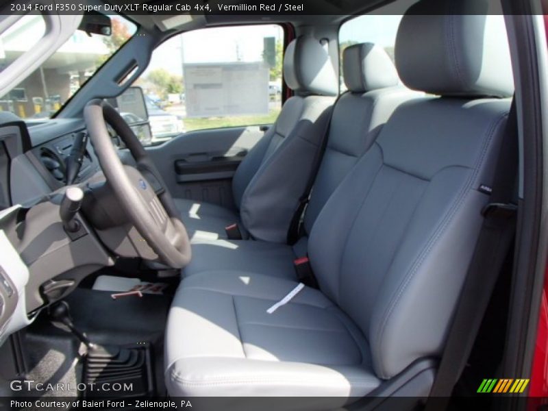 Front Seat of 2014 F350 Super Duty XLT Regular Cab 4x4