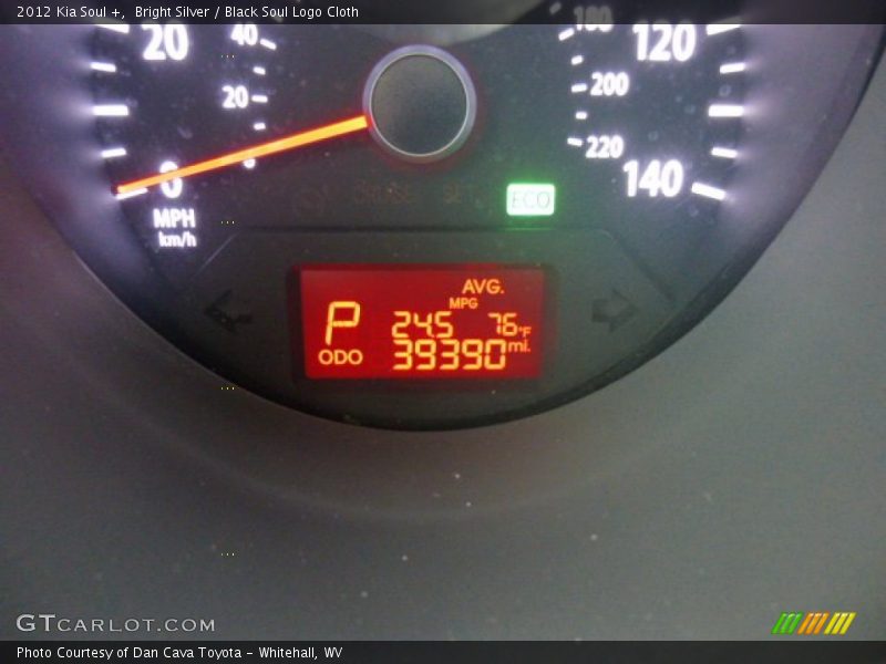 Bright Silver / Black Soul Logo Cloth 2012 Kia Soul +
