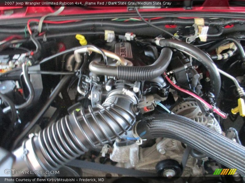 Flame Red / Dark Slate Gray/Medium Slate Gray 2007 Jeep Wrangler Unlimited Rubicon 4x4