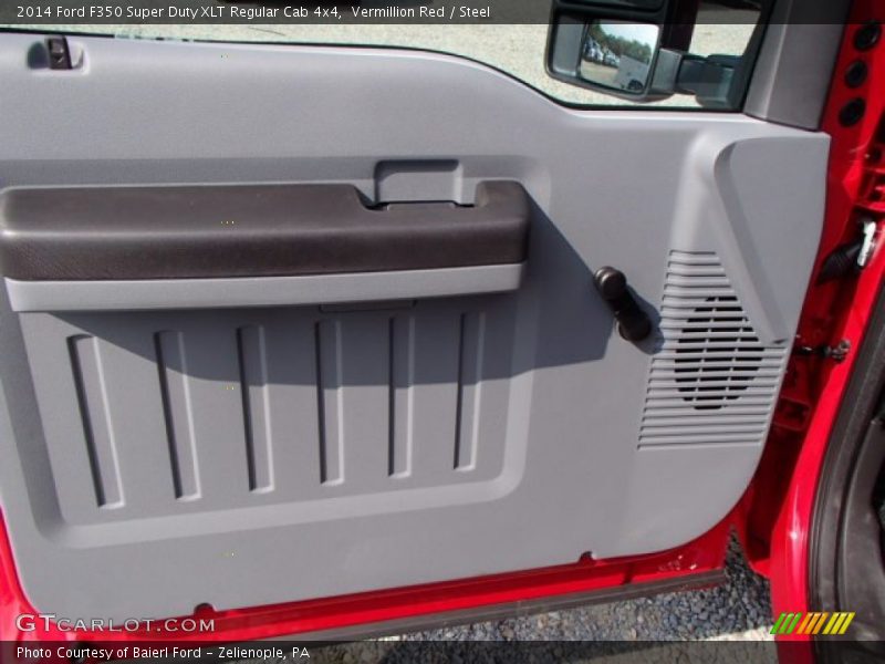 Vermillion Red / Steel 2014 Ford F350 Super Duty XLT Regular Cab 4x4