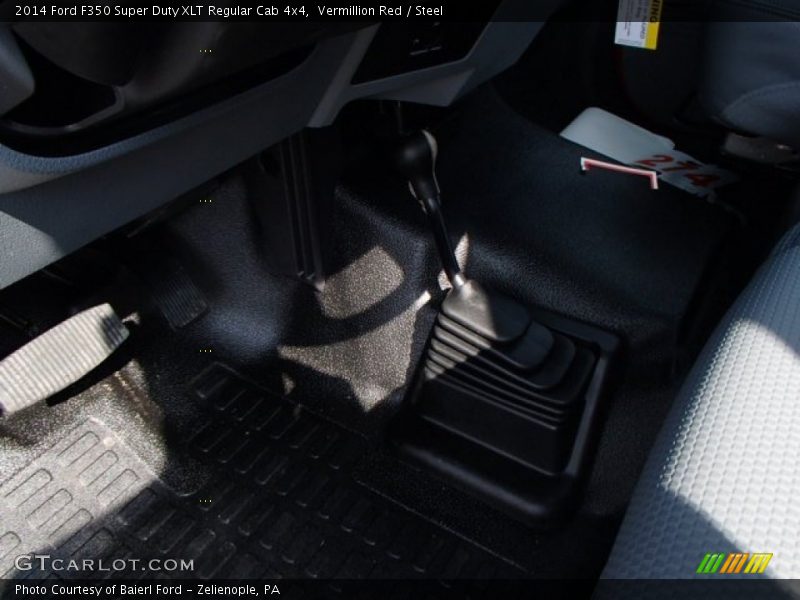 Vermillion Red / Steel 2014 Ford F350 Super Duty XLT Regular Cab 4x4