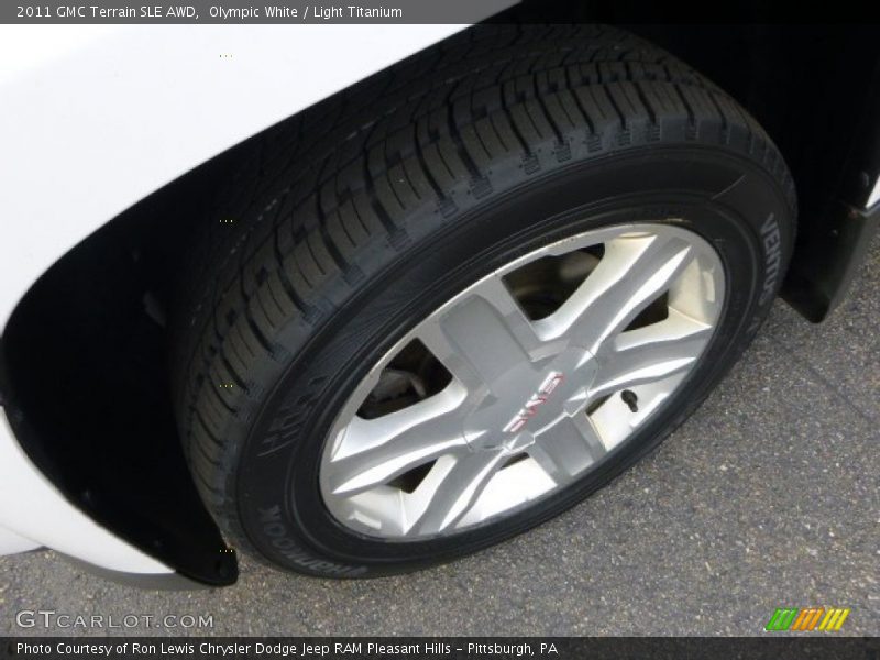 Olympic White / Light Titanium 2011 GMC Terrain SLE AWD