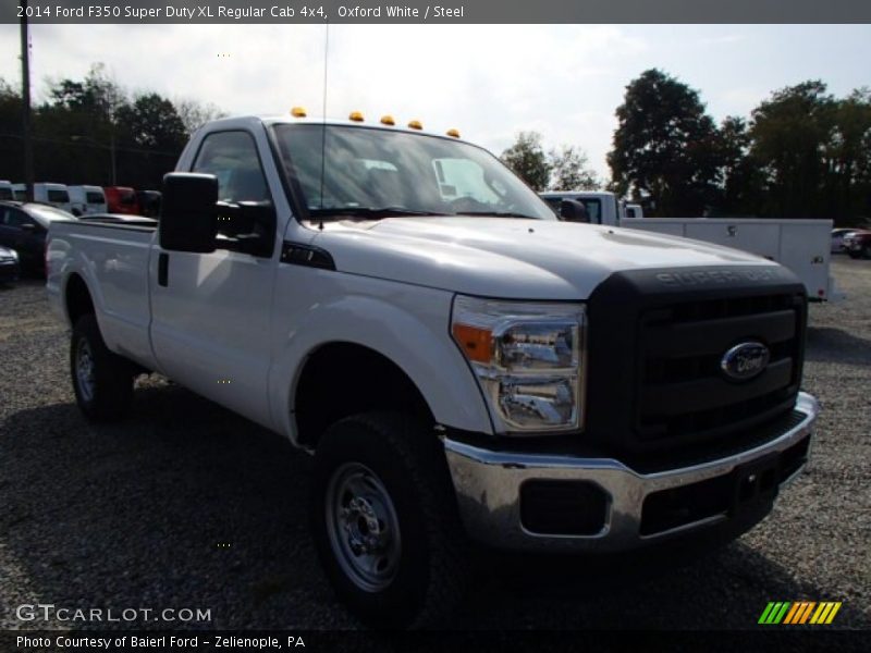 Oxford White / Steel 2014 Ford F350 Super Duty XL Regular Cab 4x4