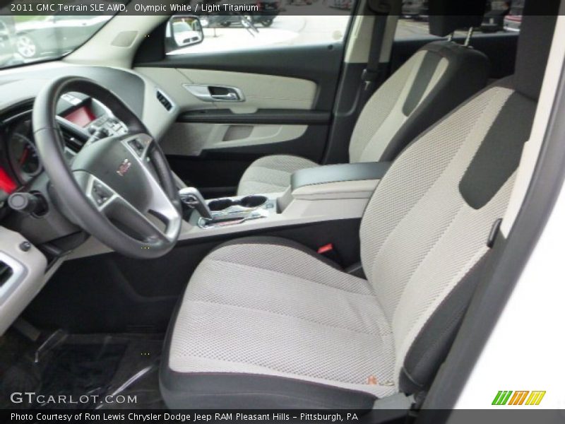 Olympic White / Light Titanium 2011 GMC Terrain SLE AWD