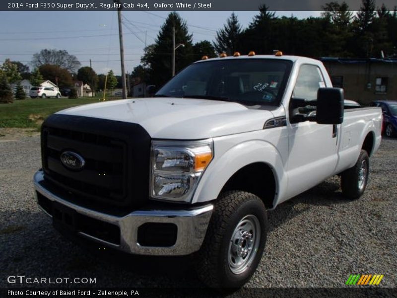Front 3/4 View of 2014 F350 Super Duty XL Regular Cab 4x4