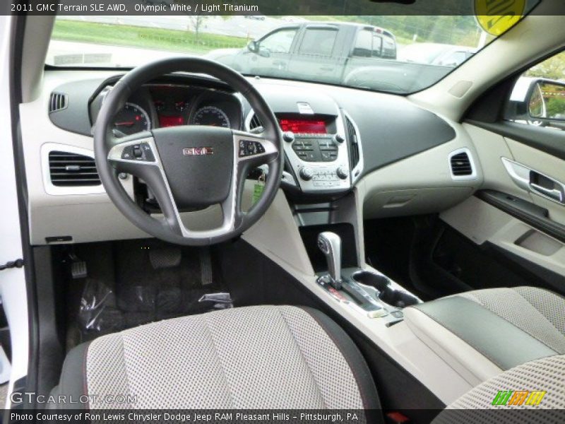 2011 Terrain SLE AWD Light Titanium Interior