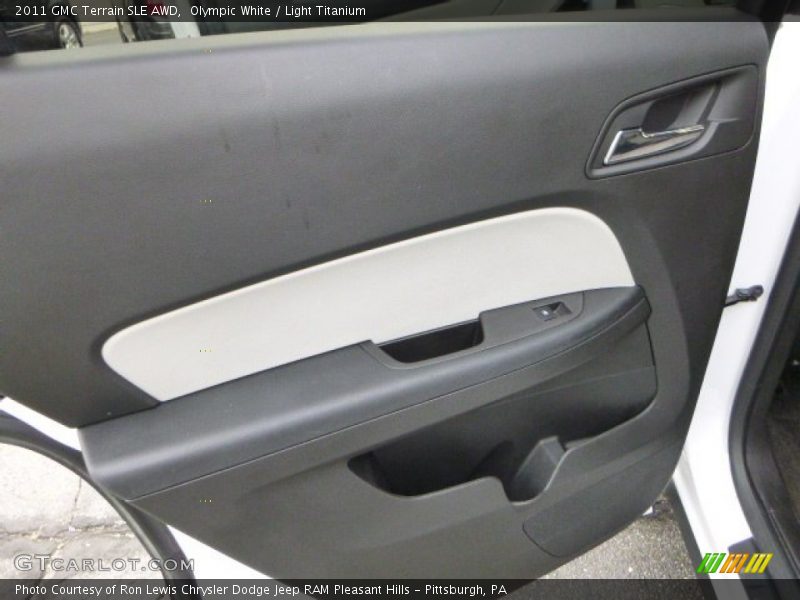 Olympic White / Light Titanium 2011 GMC Terrain SLE AWD