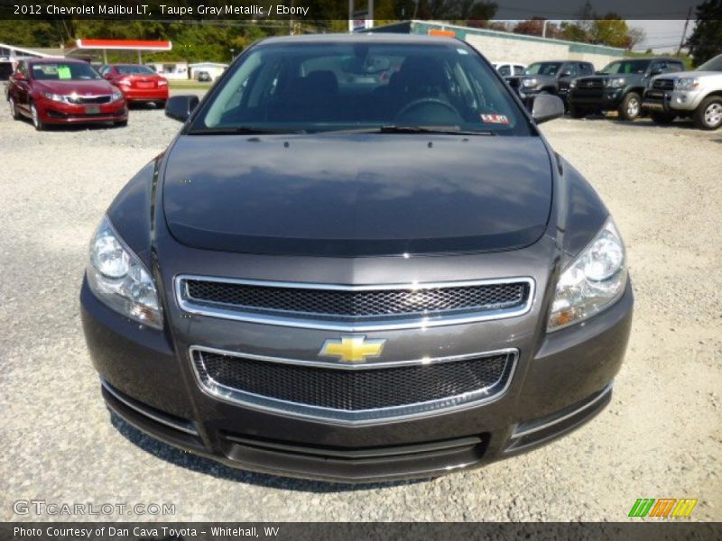 Taupe Gray Metallic / Ebony 2012 Chevrolet Malibu LT