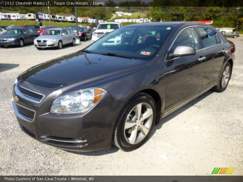 Taupe Gray Metallic / Ebony 2012 Chevrolet Malibu LT