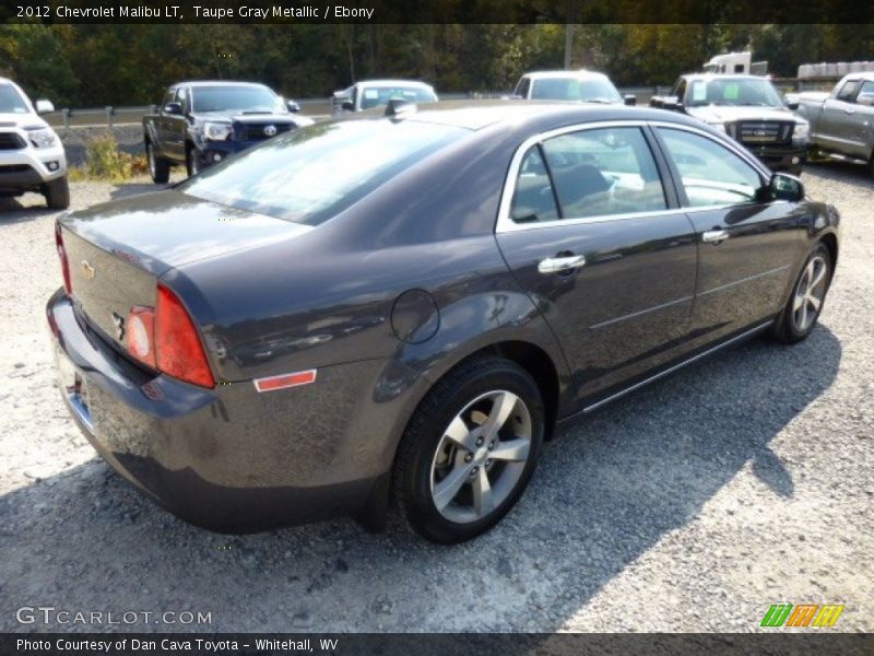 Taupe Gray Metallic / Ebony 2012 Chevrolet Malibu LT