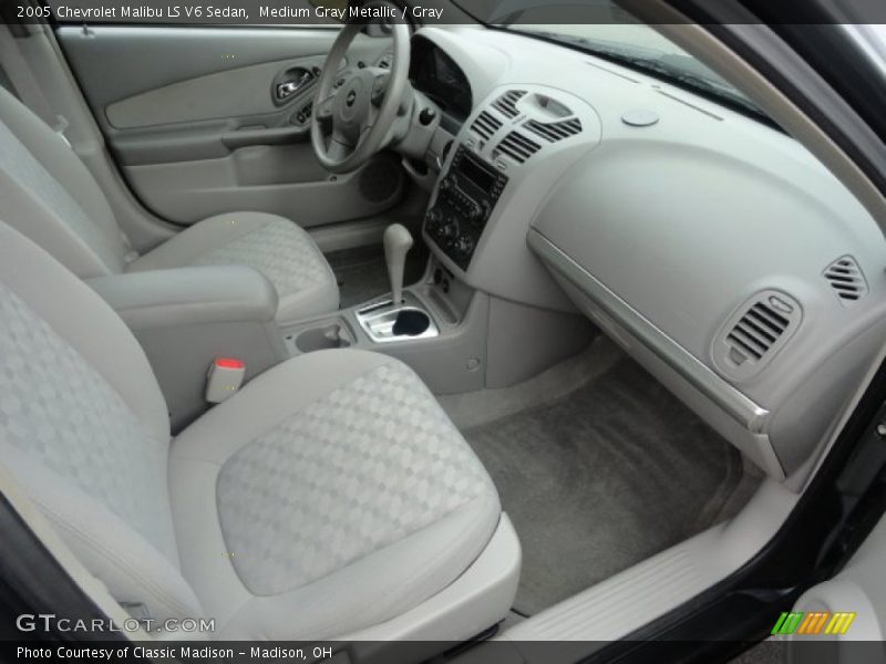 Medium Gray Metallic / Gray 2005 Chevrolet Malibu LS V6 Sedan