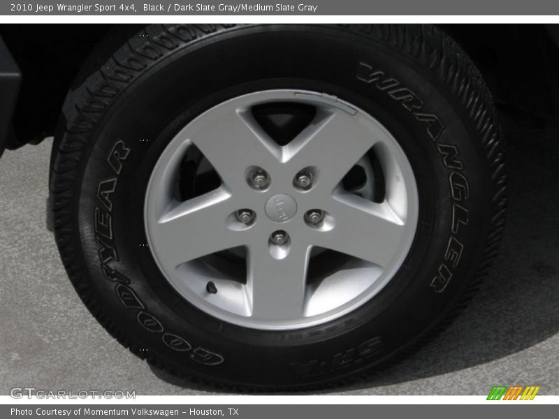 Black / Dark Slate Gray/Medium Slate Gray 2010 Jeep Wrangler Sport 4x4