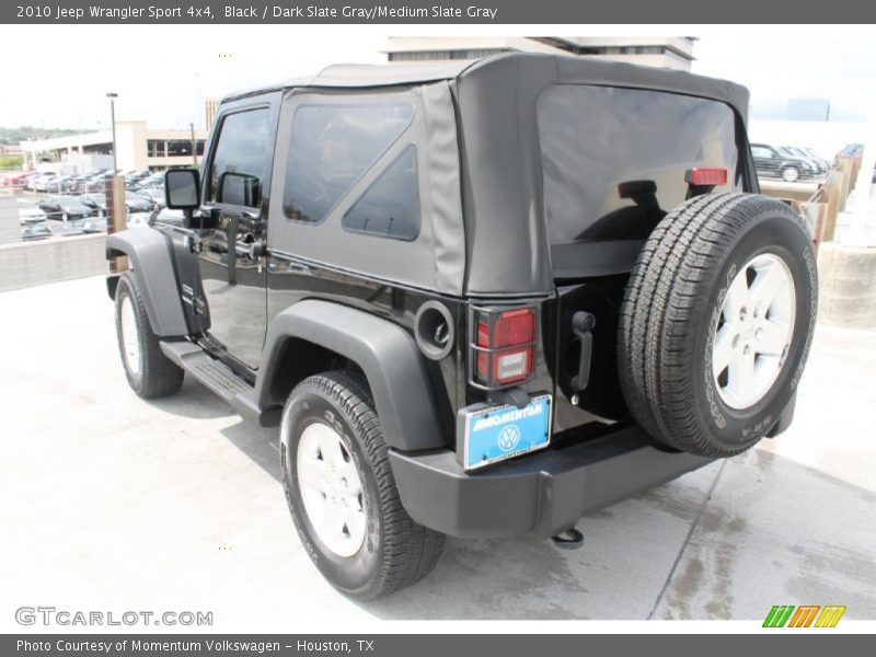 Black / Dark Slate Gray/Medium Slate Gray 2010 Jeep Wrangler Sport 4x4