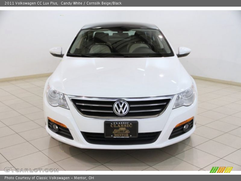 Candy White / Cornsilk Beige/Black 2011 Volkswagen CC Lux Plus