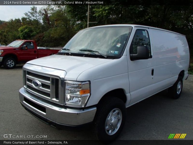 Oxford White / Medium Flint 2014 Ford E-Series Van E250 Cargo Van
