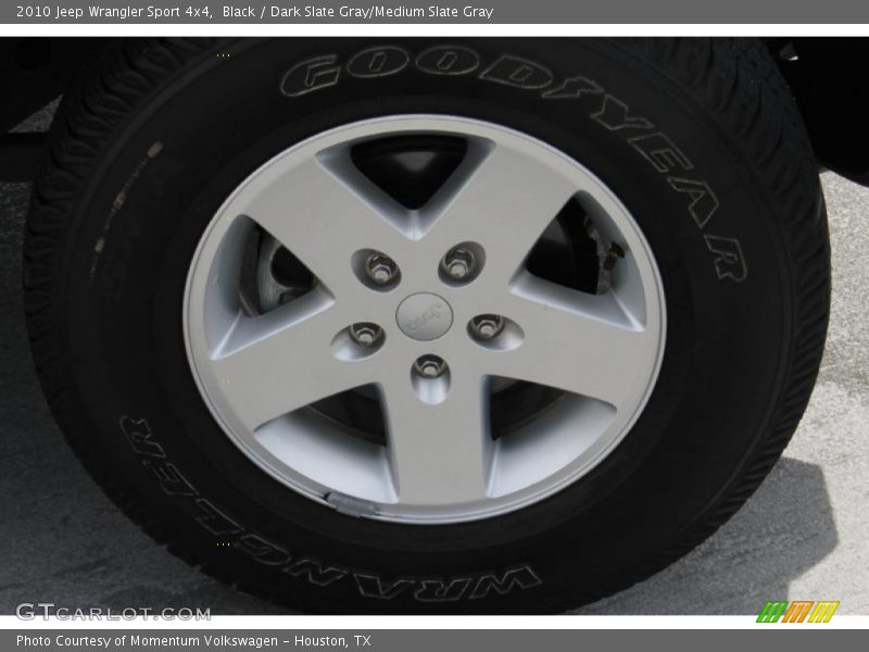 Black / Dark Slate Gray/Medium Slate Gray 2010 Jeep Wrangler Sport 4x4