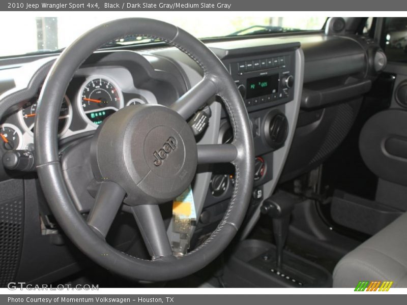 Black / Dark Slate Gray/Medium Slate Gray 2010 Jeep Wrangler Sport 4x4