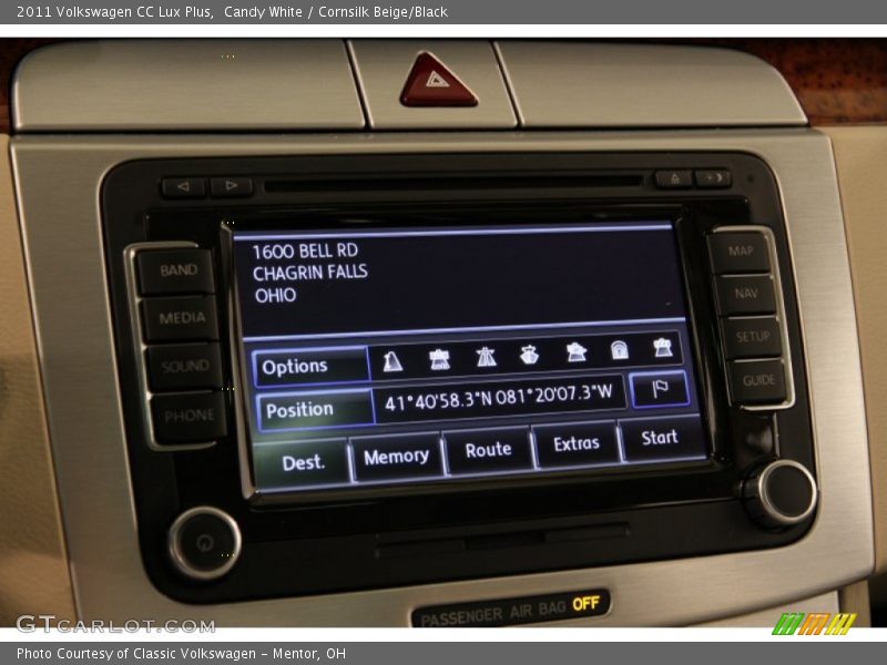 Controls of 2011 CC Lux Plus
