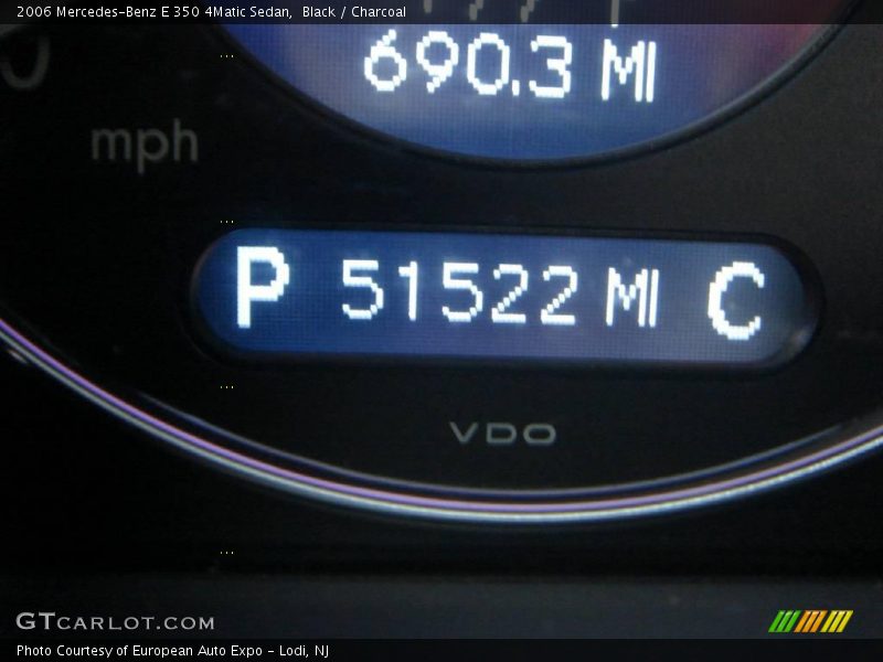 Black / Charcoal 2006 Mercedes-Benz E 350 4Matic Sedan