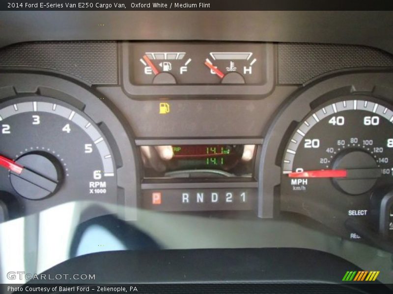  2014 E-Series Van E250 Cargo Van E250 Cargo Van Gauges