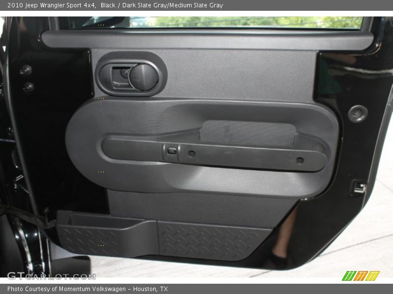 Black / Dark Slate Gray/Medium Slate Gray 2010 Jeep Wrangler Sport 4x4