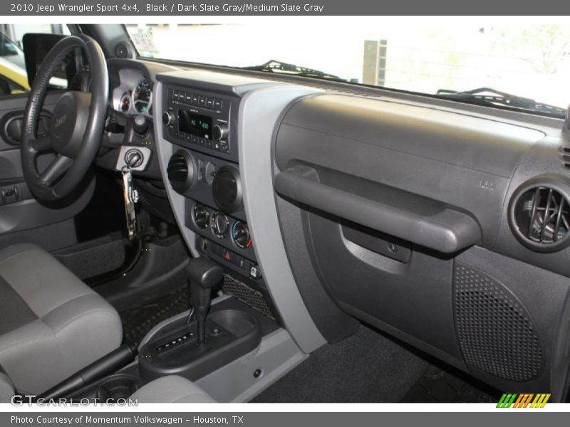 Black / Dark Slate Gray/Medium Slate Gray 2010 Jeep Wrangler Sport 4x4