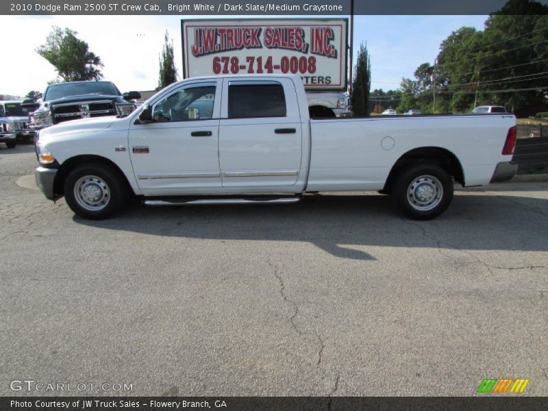 Bright White / Dark Slate/Medium Graystone 2010 Dodge Ram 2500 ST Crew Cab