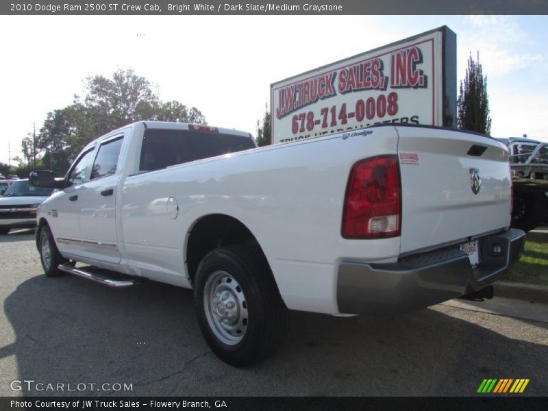 Bright White / Dark Slate/Medium Graystone 2010 Dodge Ram 2500 ST Crew Cab