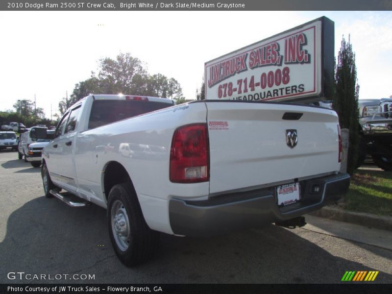 Bright White / Dark Slate/Medium Graystone 2010 Dodge Ram 2500 ST Crew Cab